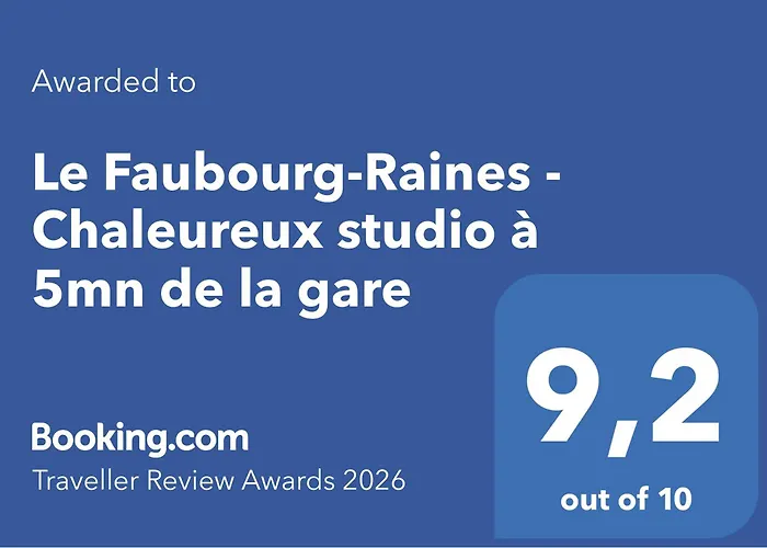 Le Faubourg-raines - Chaleureux A 5mn De La Gare Apartament *